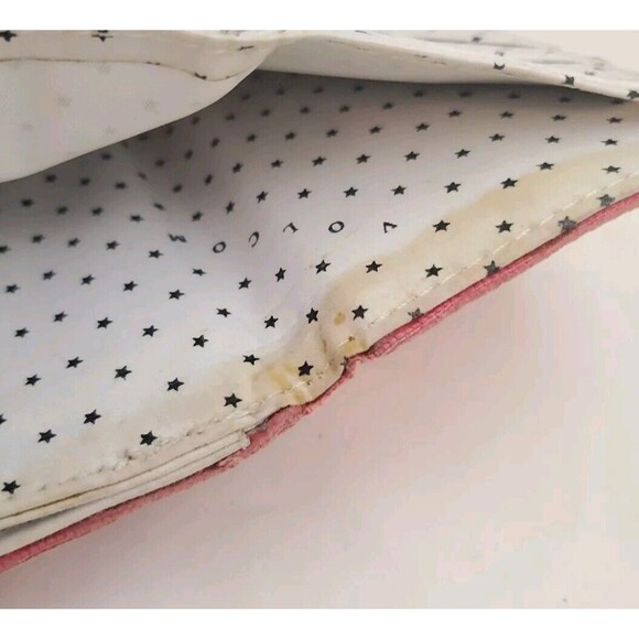 Volcom Women's Pink snap Button Wallet Corduroy 100% Cotton 5.5" - Picture 9 of 12